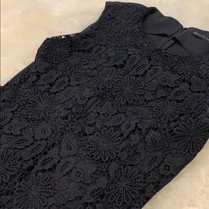 Zara peplum lace top
